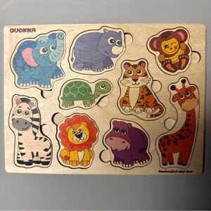 Wooden Animal Puzzle for Kids